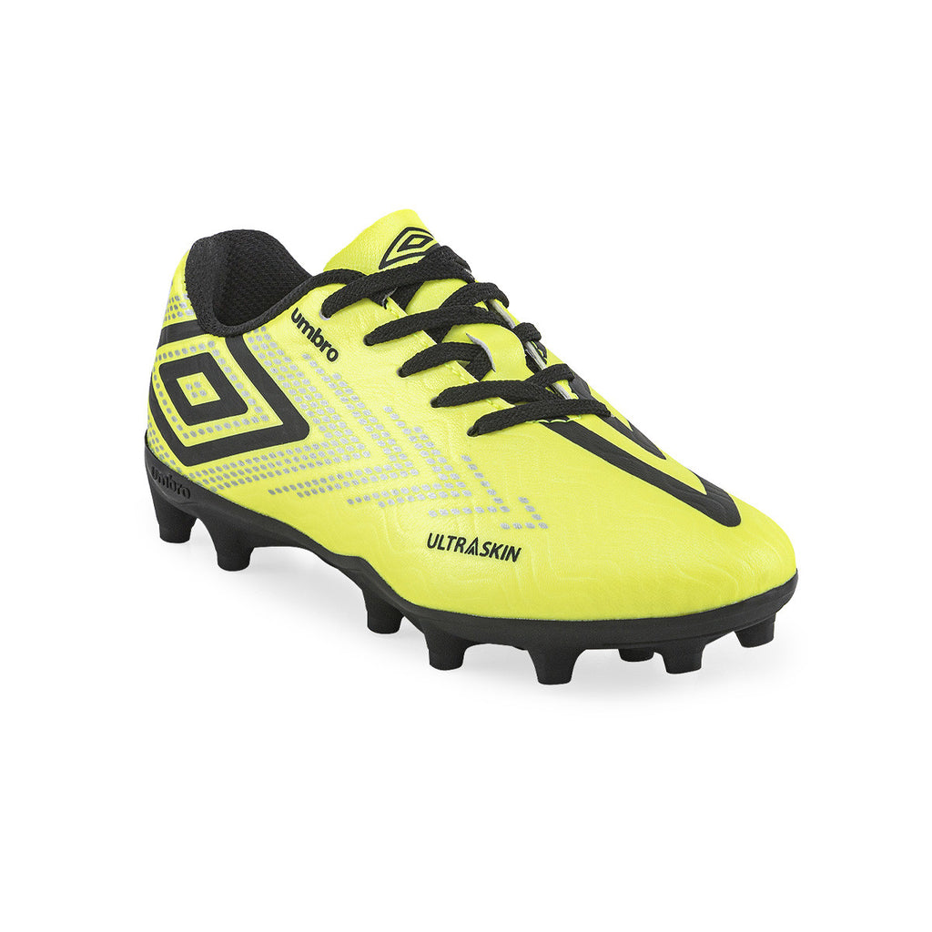 Botines De Futbol Umbro Ultraskin FG Niño Niña Amarillo