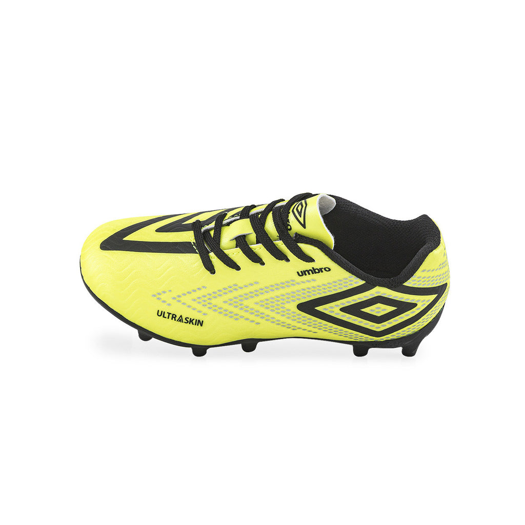 Botines De Futbol Umbro Ultraskin FG Niño Niña Amarillo