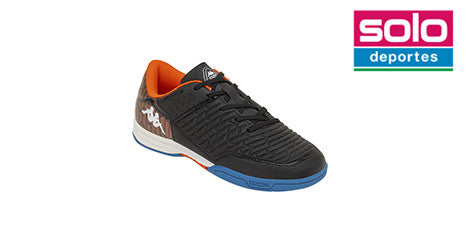 Botines De Futsal Kappa Kombat Marsella Niño Niña Negro