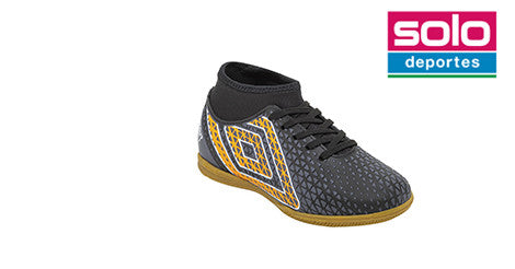 Botines De Futsal Umbro Mutant Niño Niña Negro