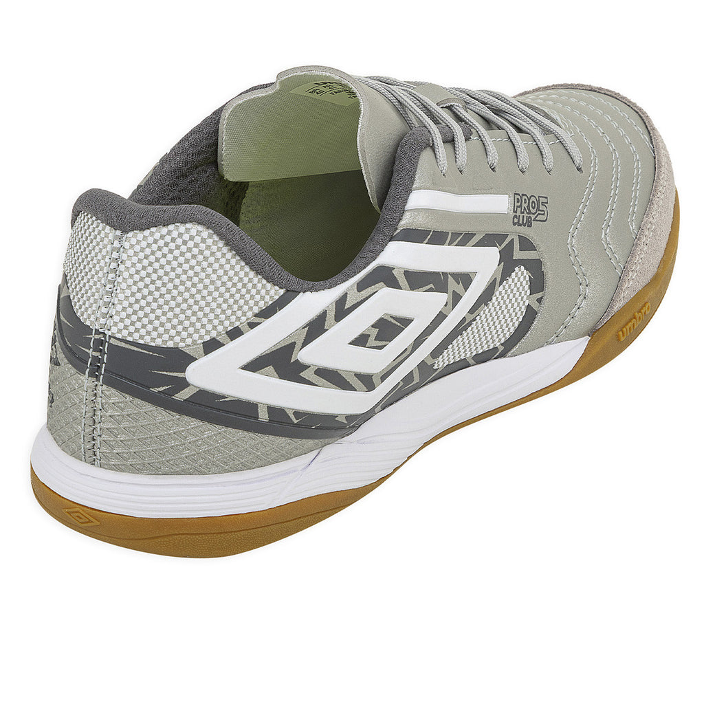 Botines De Futsal Umbro Pro 5 Bump Club Plateado