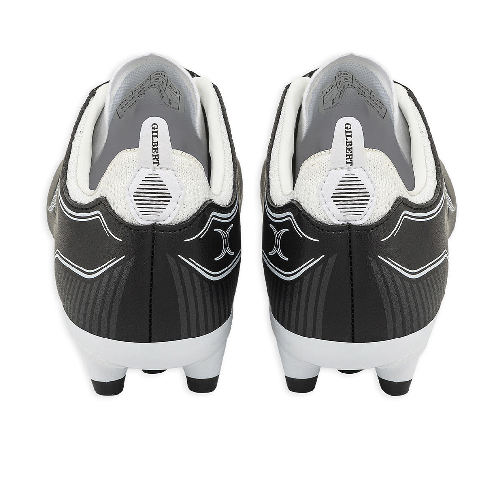 Botines De Rugby Gilbert Cage Torq MSX FG Negro