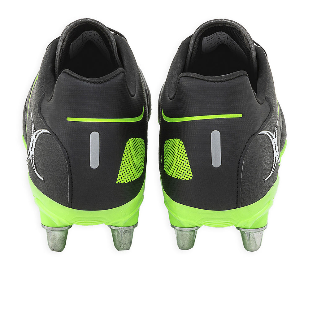 Botines De Rugby Gilbert Sidestep X20 Power 8S HG Negro