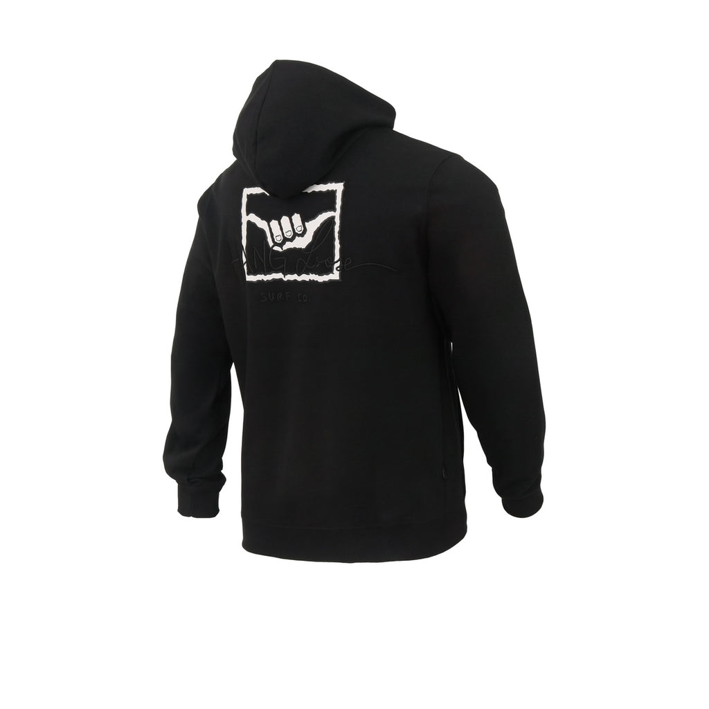 Buzo Con Capucha Hang Loose Ikaika Negro