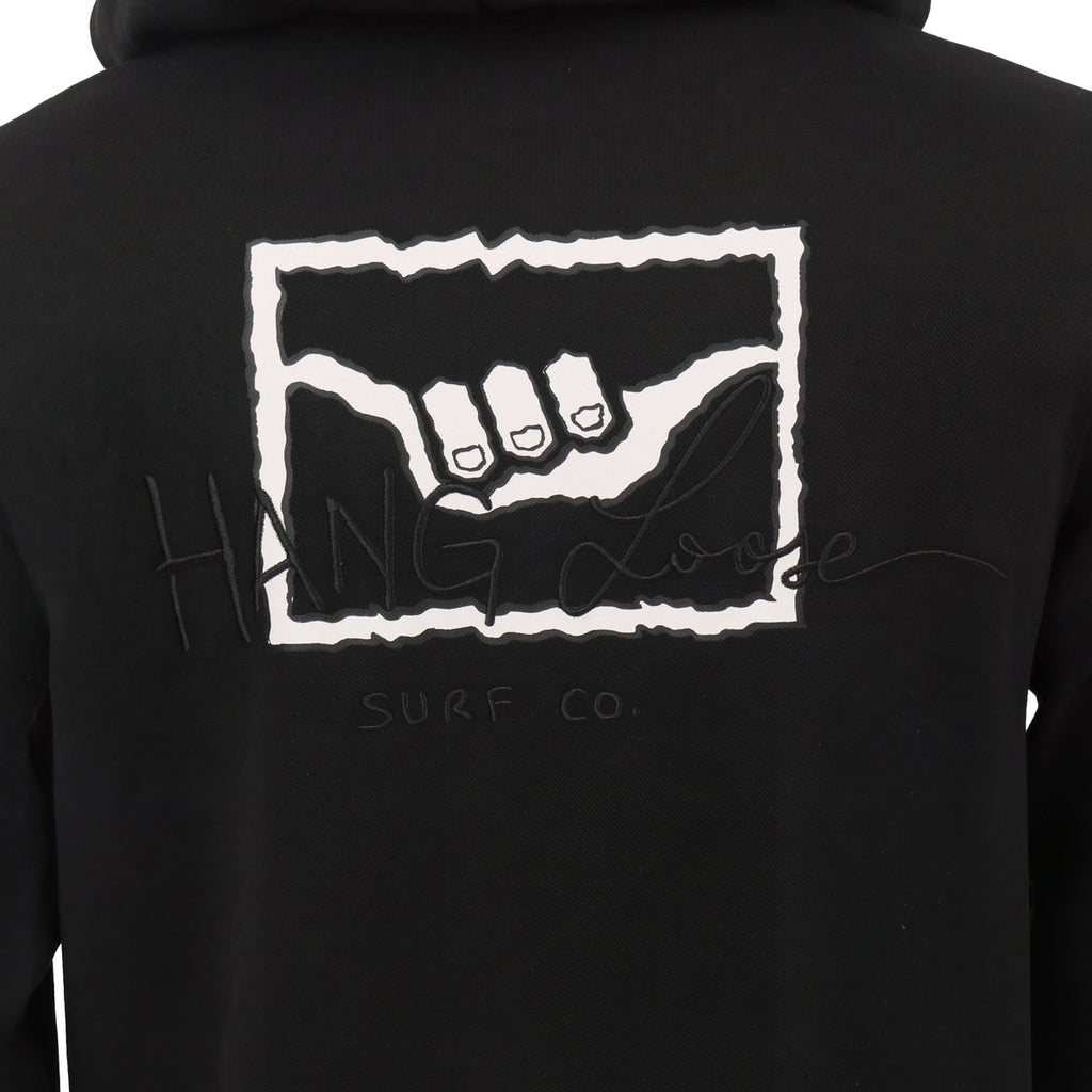 Buzo Con Capucha Hang Loose Ikaika Negro