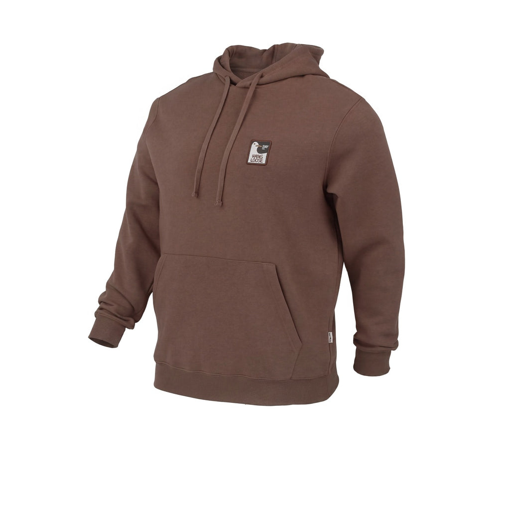 Buzo Con Capucha Hang Loose Seagul Marron