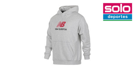 Buzo Con Capucha New Balance Athletics Gris