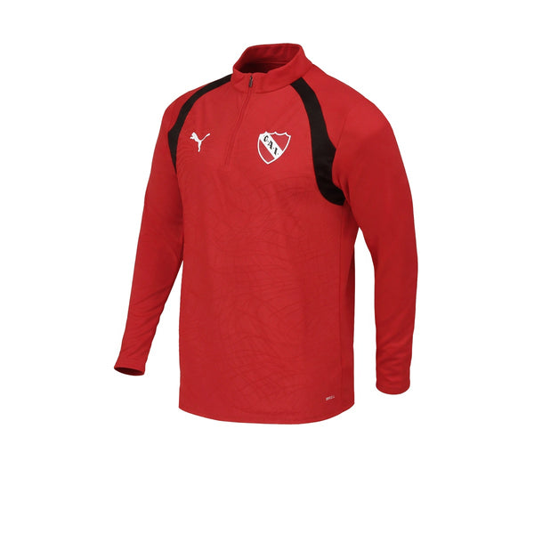 Buzo De Independiente Medio Cierre Puma Entrenamiento Rojo
