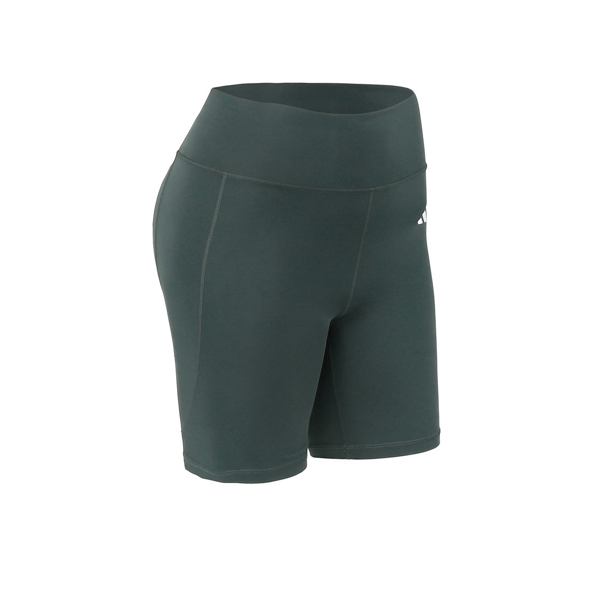 Calza Corta Adidas De Entrenamiento Essentials 7 Pulgadas Mujer Verde