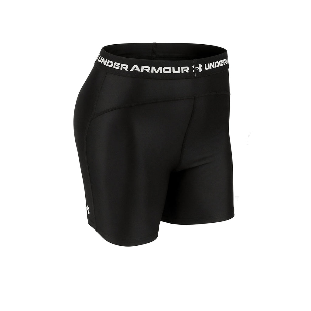 Calza Corta Under Armour De Entrenamiento HeatGear Middy Mujer Negra