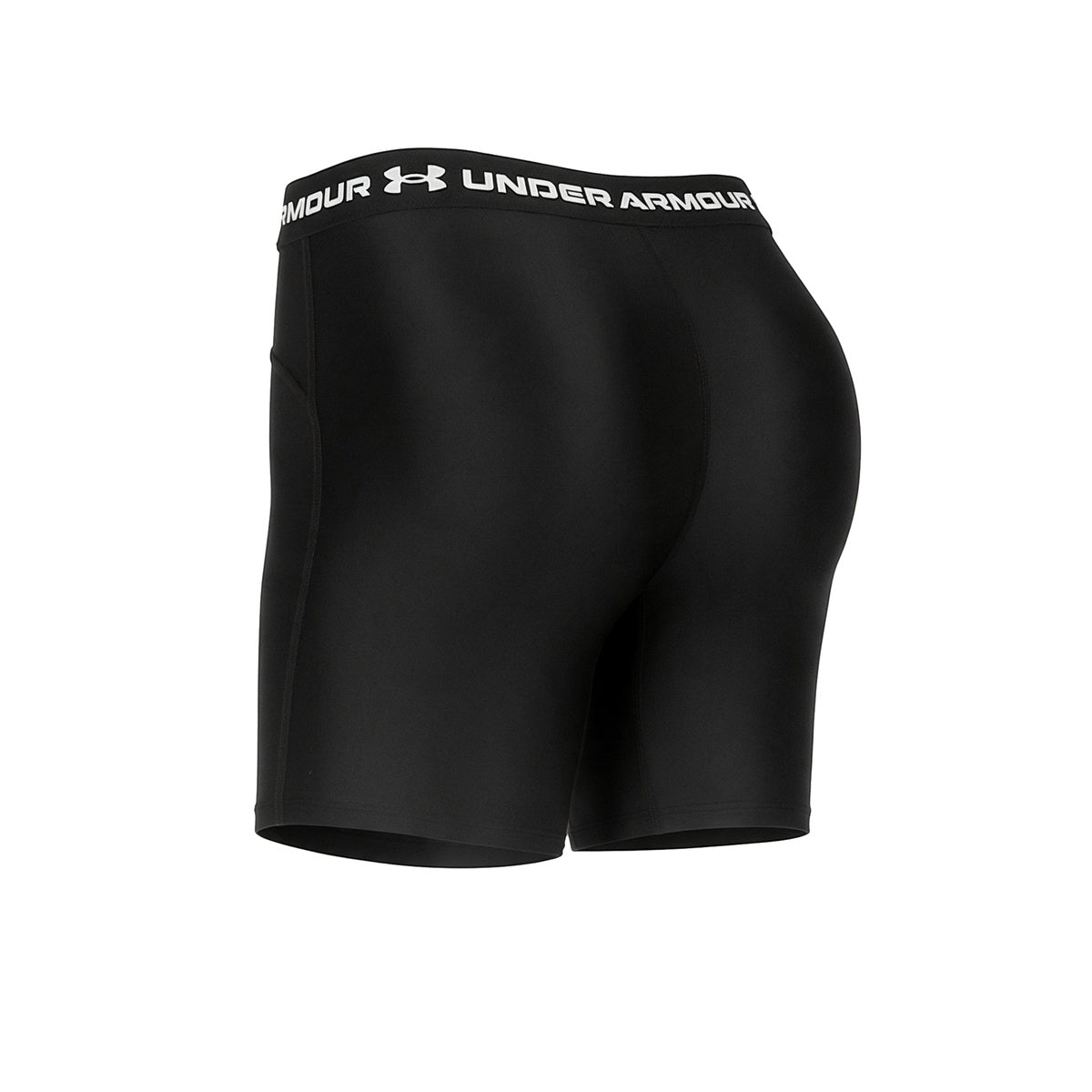 Calza Corta Under Armour De Entrenamiento HeatGear Middy Mujer Negra