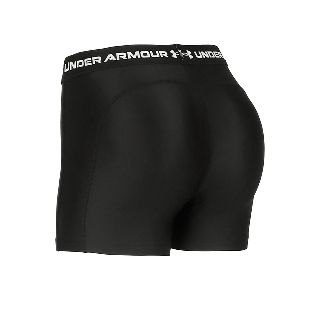 Calza Corta Under Armour De Entrenamiento Heatgear Mujer Negra