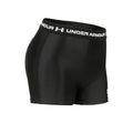 Calza Corta Under Armour De Entrenamiento Heatgear Mujer Negra