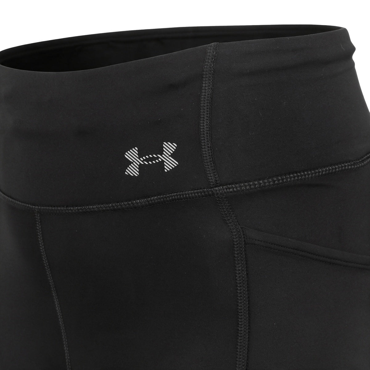 Calza Corta Under Armour De Running Velociti 6 Pulgadas Mujer Negra