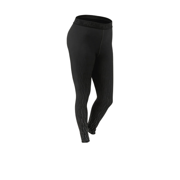 Calza Fila De Entrenamiento Elastic VI Mujer Negra