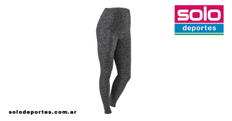 Calza Legging One Step Con Cintura Mujer Gris