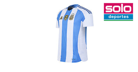 Camiseta De Argentina Adidas Titular Authentic 24 Blanca
