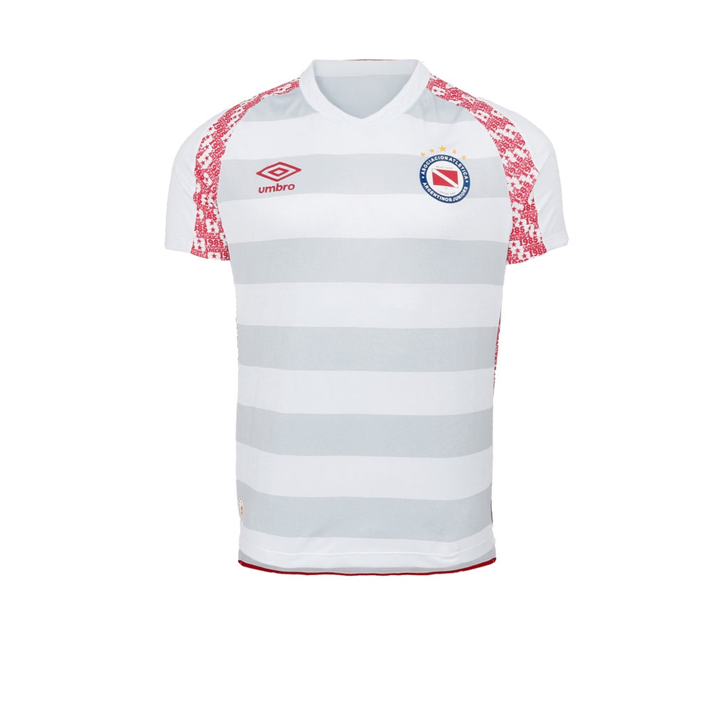 Camiseta De Argentinos Juniors Umbro Alternativa Blanca