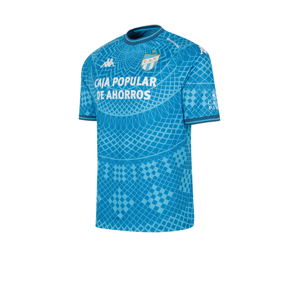 Camiseta De Atletico Tucuman Kappa Tercer Recambio Sponsor Celeste