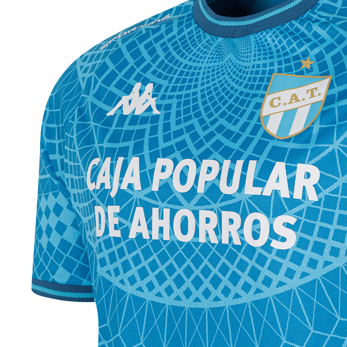 Camiseta De Atletico Tucuman Kappa Tercer Recambio Sponsor Celeste