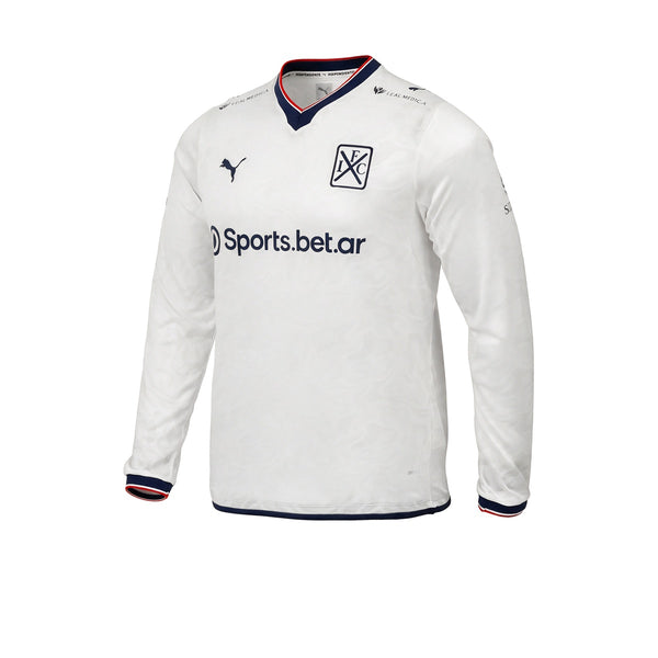 Camiseta De Independiente Manga Larga Puma Alternativa Blanca