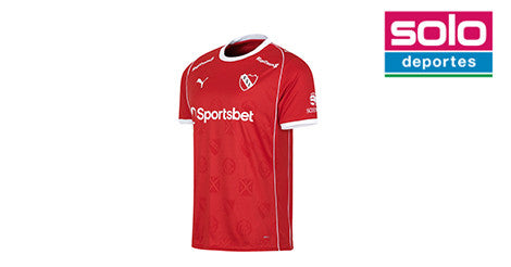 Camiseta De Independiente Puma Oficial Con Sponsor Roja