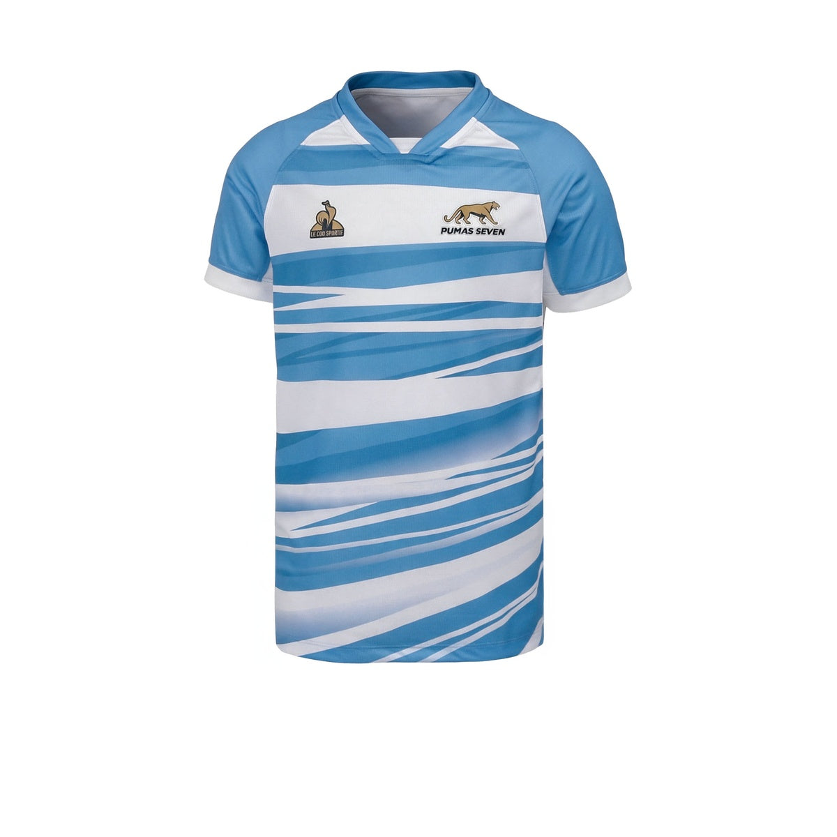 Camiseta De Los Pumas Seven Le Coq Sportif Oficial Niño Niña Blanca