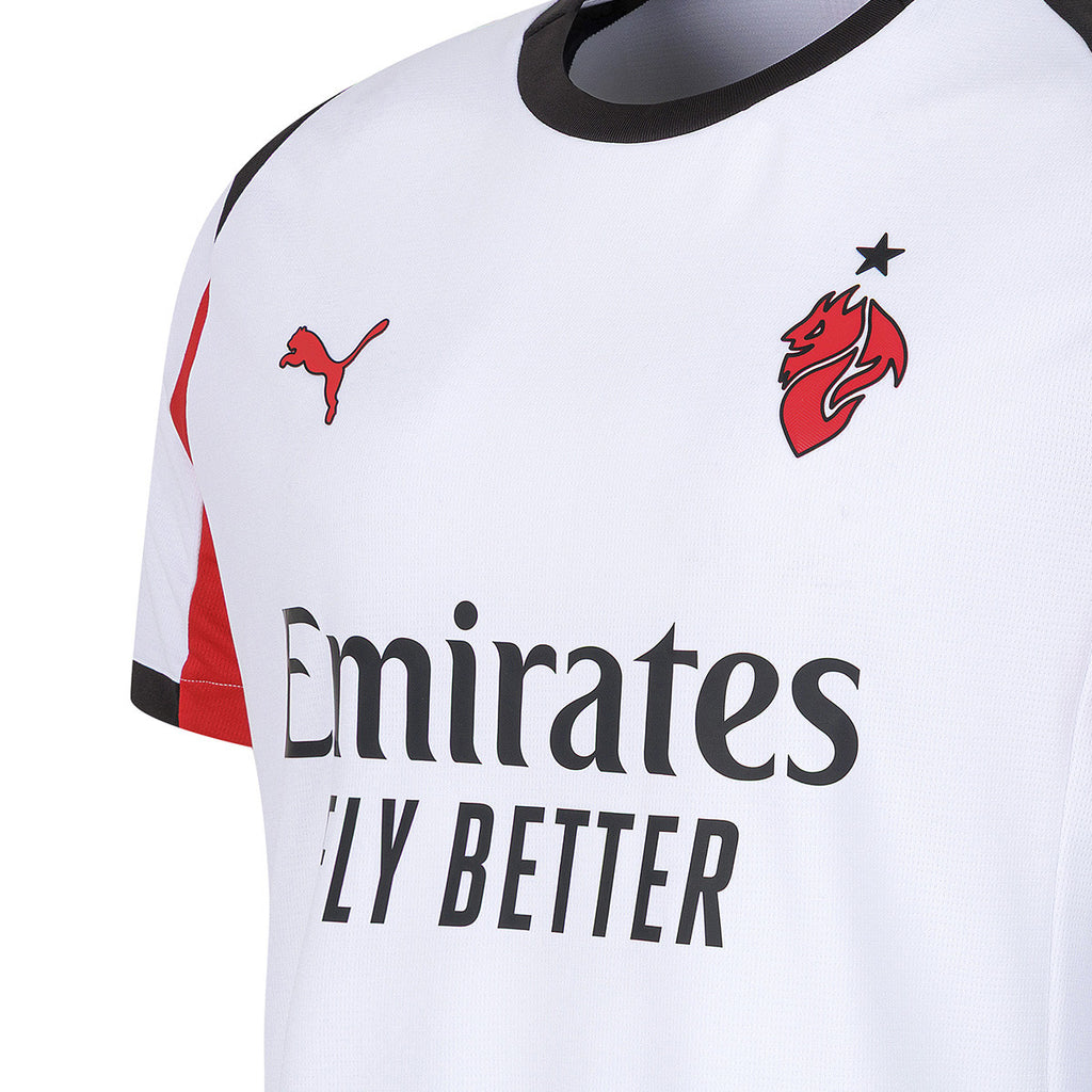 Camiseta De Milan Puma Alternativa Blanca