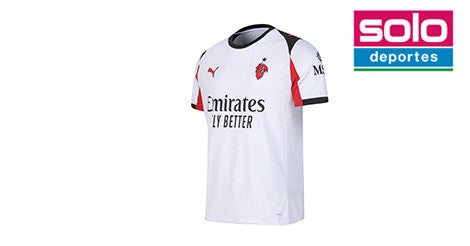 Camiseta De Milan Puma Alternativa Blanca