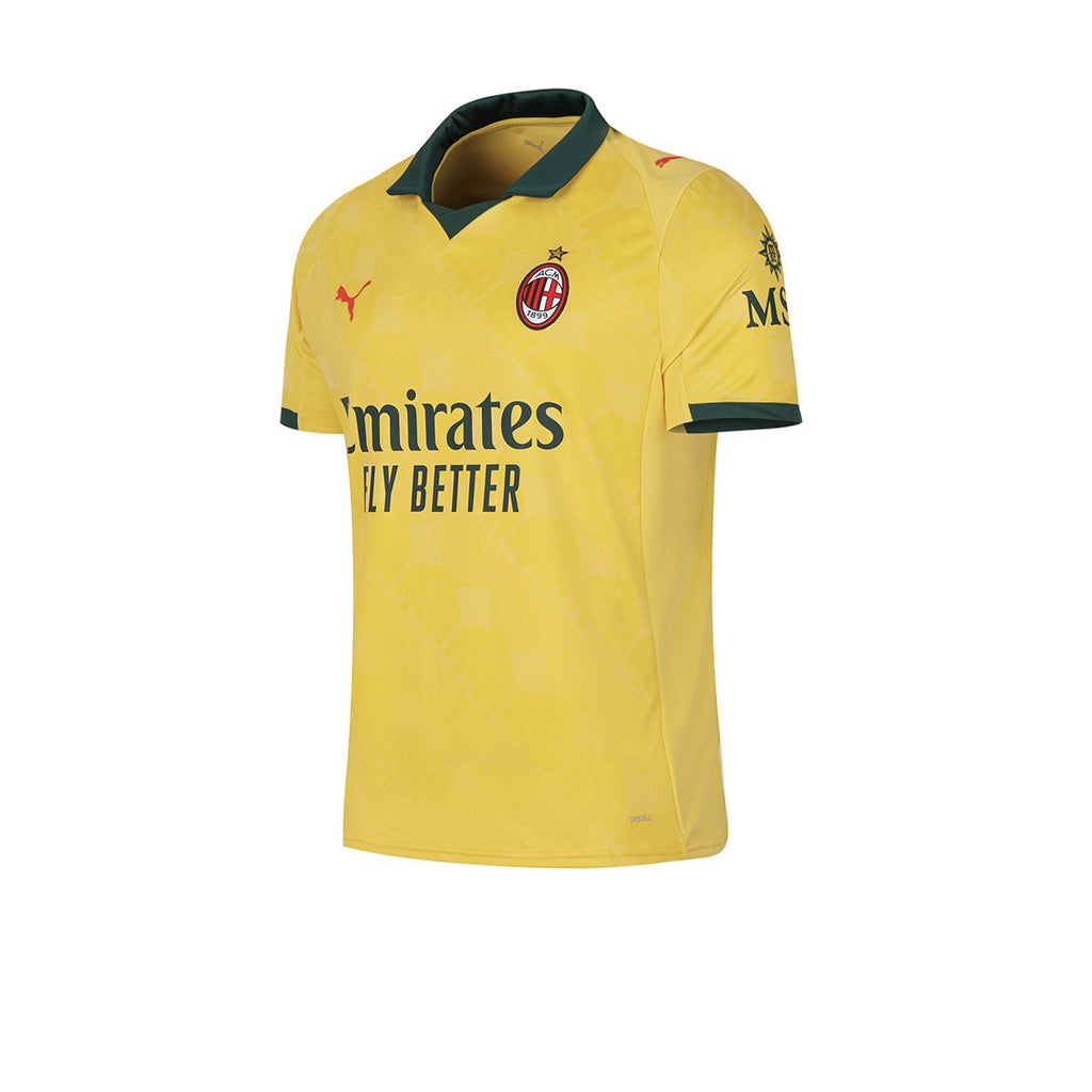 Camiseta De Milan Puma Tercer Recambio Amarilla