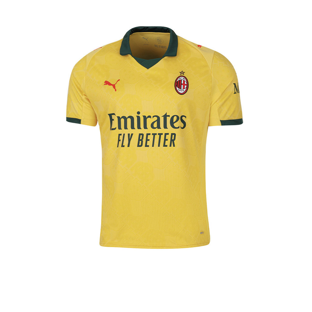 Camiseta De Milan Puma Tercer Recambio Amarilla