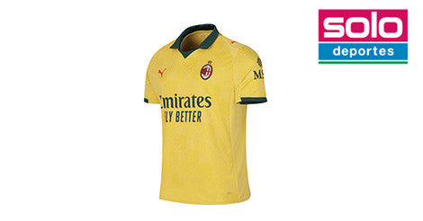 Camiseta De Milan Puma Tercer Recambio Amarilla
