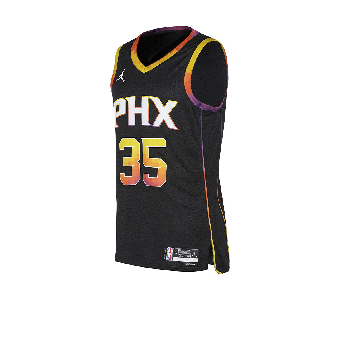 Camiseta De Phoenix Suns Durant Nike 35 Negra