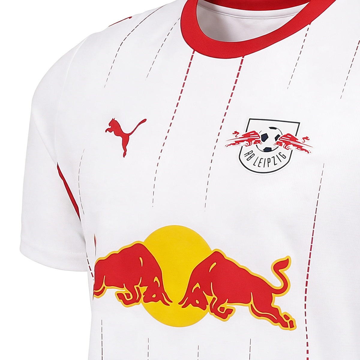 Camiseta De RB Leipzig Puma Oficial Blanca