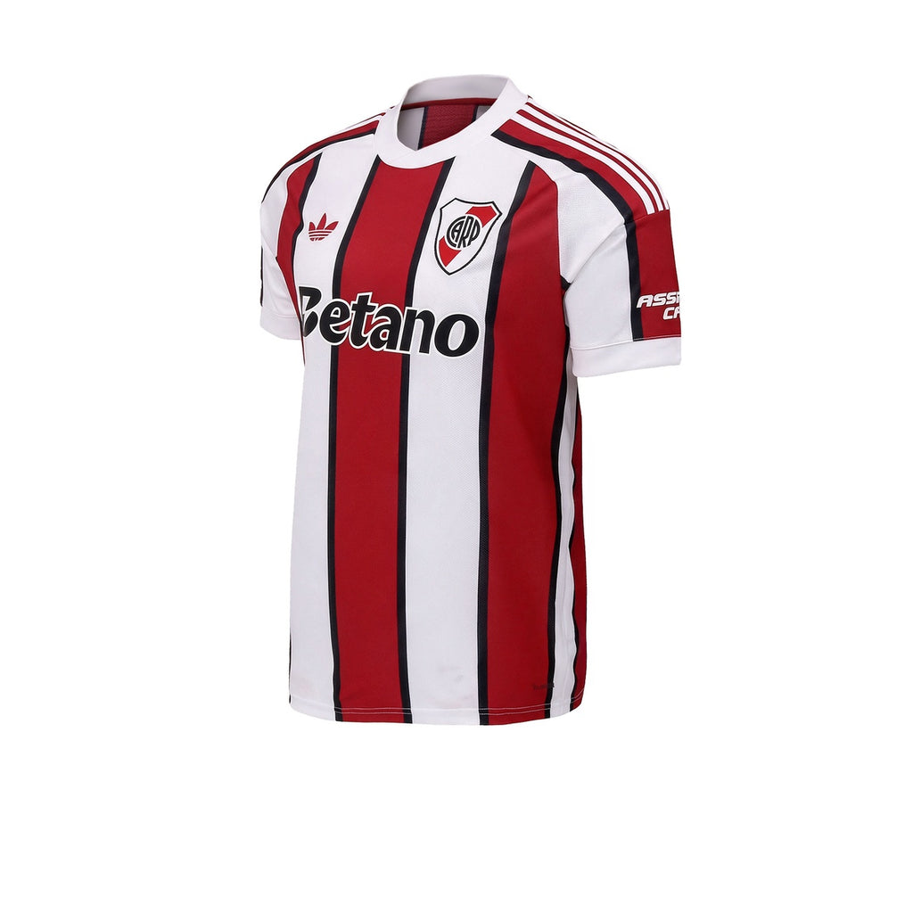 Camiseta De River Adidas Alternativa Sponsor Blanca