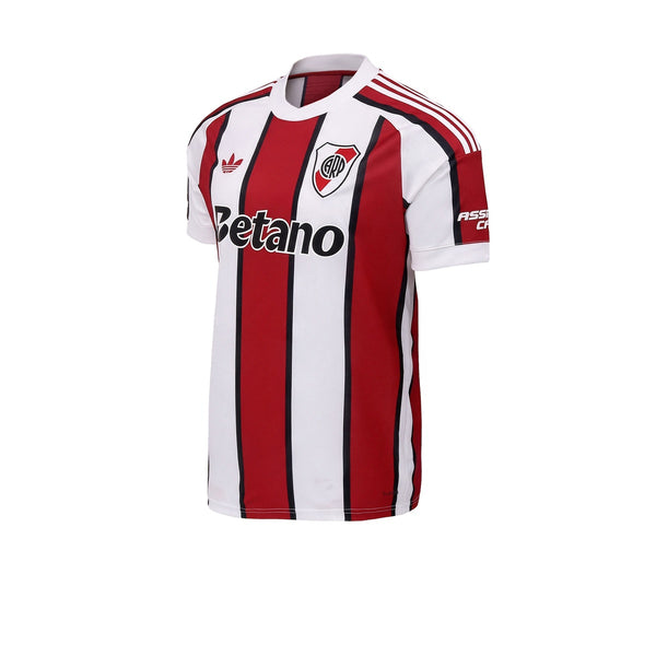 Camiseta De River Adidas Alternativa Sponsor Blanca