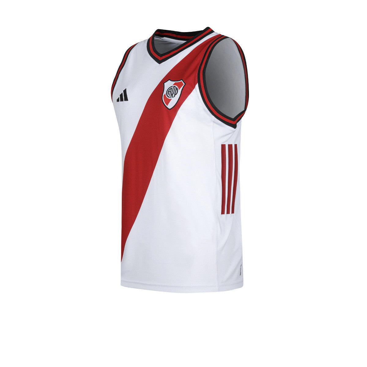 Camiseta De River De Basquet Adidas Oficial Blanca