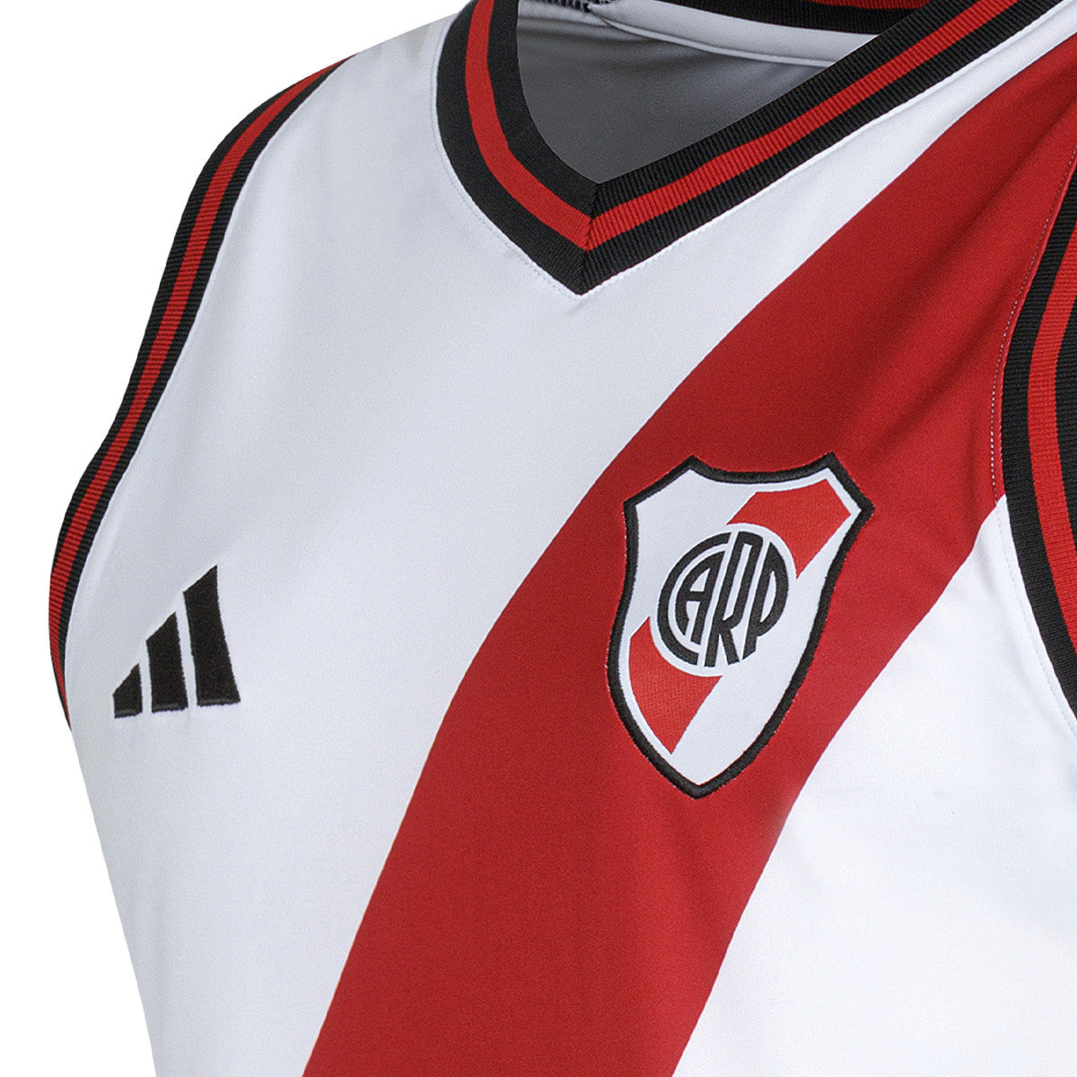 Camiseta De River De Basquet Adidas Oficial Blanca