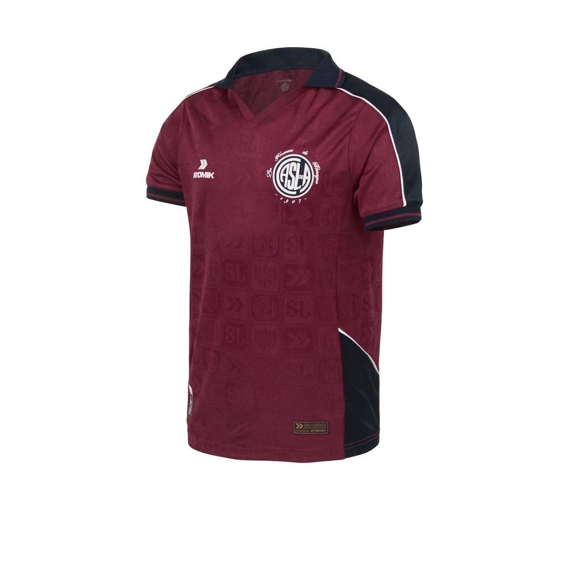 Camiseta De San Lorenzo Atomik Tercer Recambio Niño Niña Bordo
