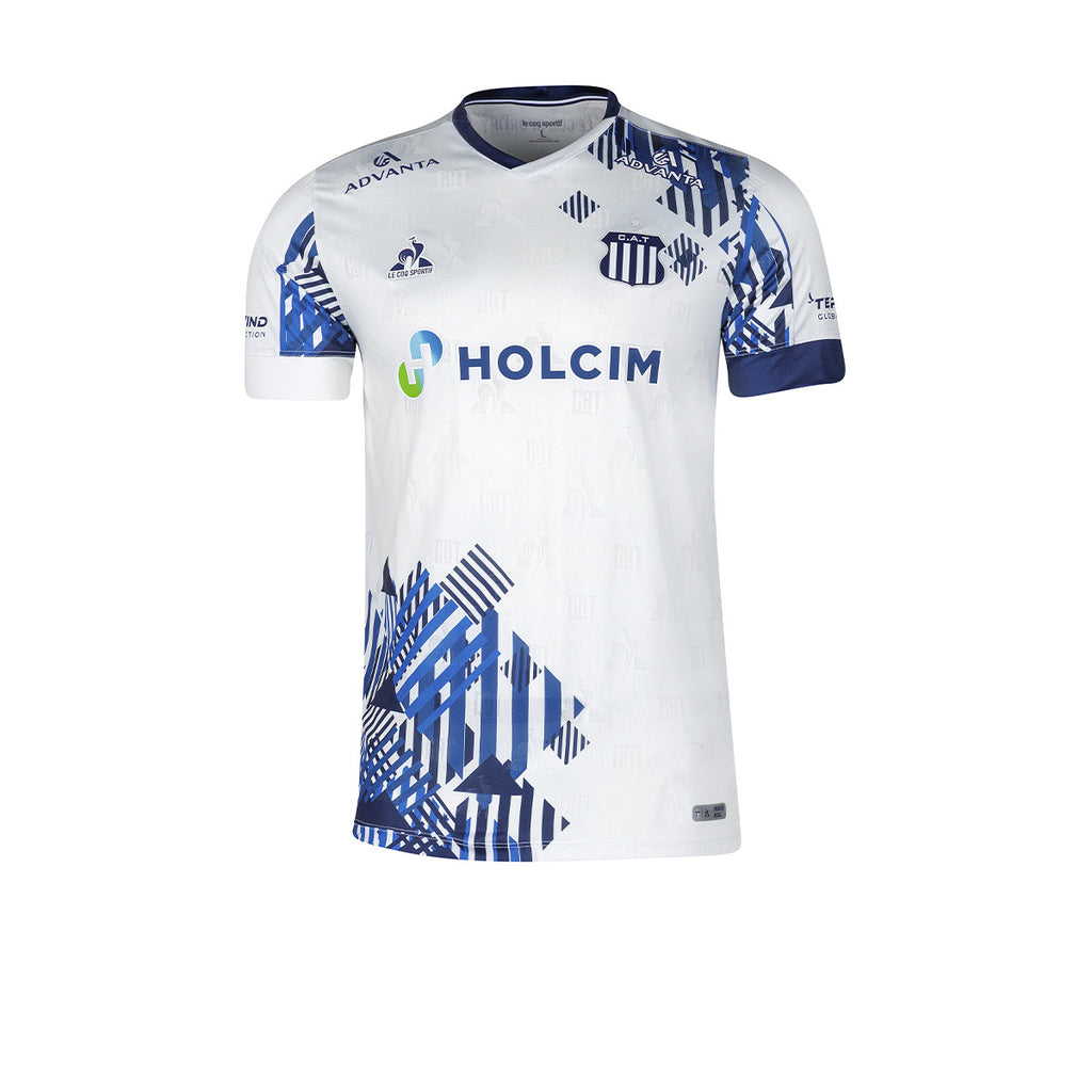 Camiseta De Talleres Le Coq Sportif Alternativa Pro Sponsor Blanca