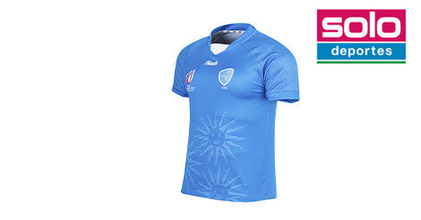 Camiseta De Uruguay Flash Rugby Oficial Celeste