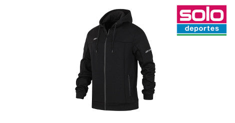 Campera Con Capucha Flash De Entrenamiento Top Team Negra