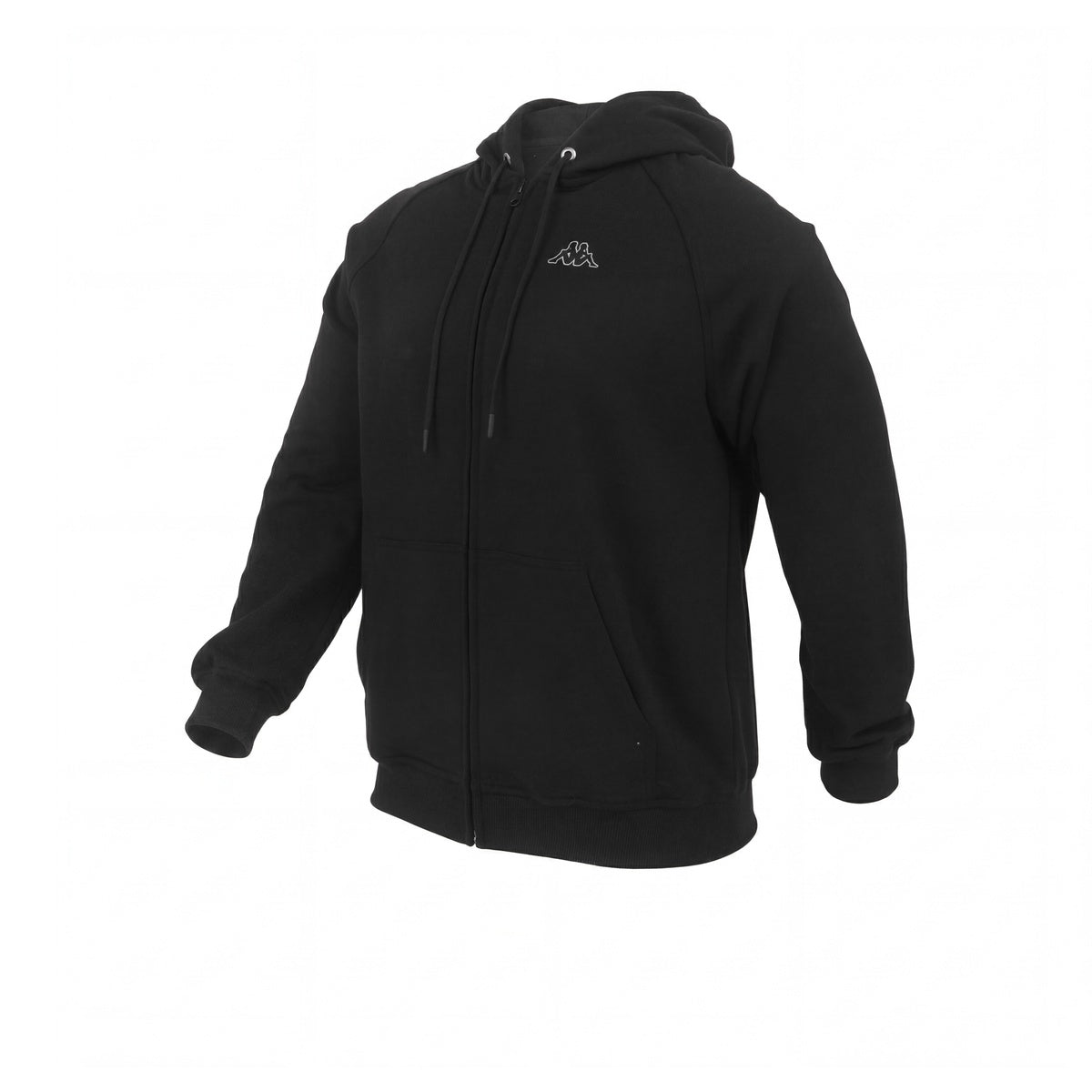Campera Con Capucha Kappa Logo Jack 2 Negra