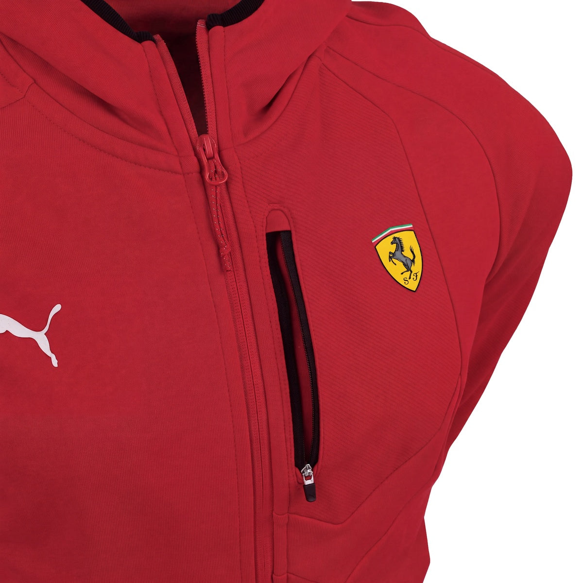 Campera Con Capucha Puma Ferrari PM1 Roja