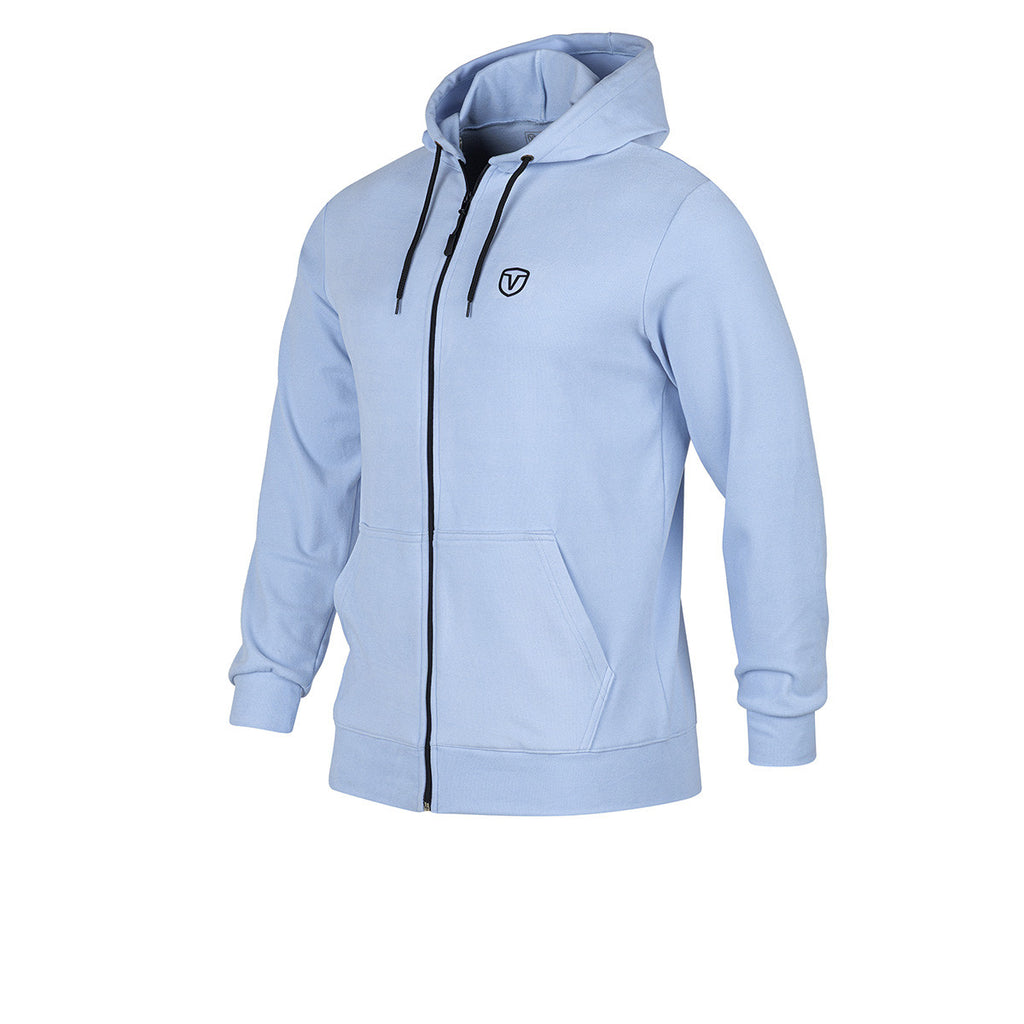 Campera Con Capucha Vairo De Entrenamiento Crowd Celeste