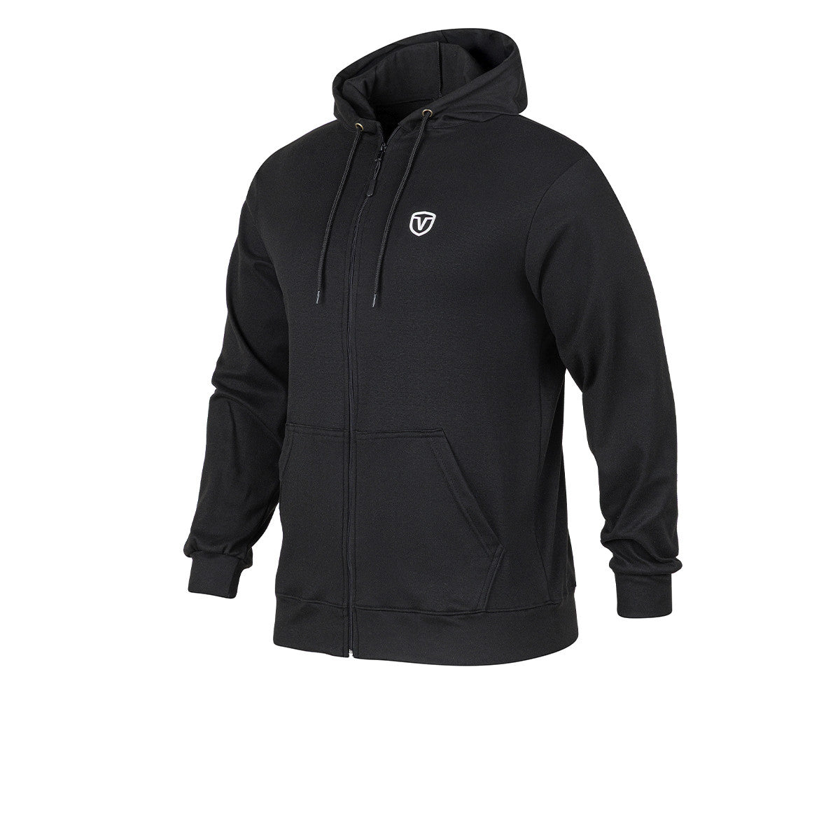 Campera Con Capucha Vairo De Entrenamiento Crowd Negra