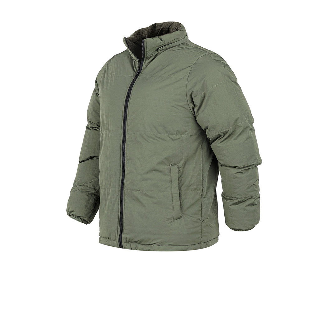 Campera De Abrigo Con Capucha Flash Reversible 2.0 Verde