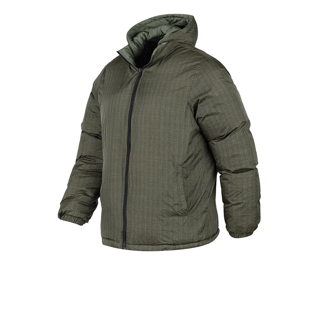 Campera De Abrigo Con Capucha Flash Reversible 2.0 Verde