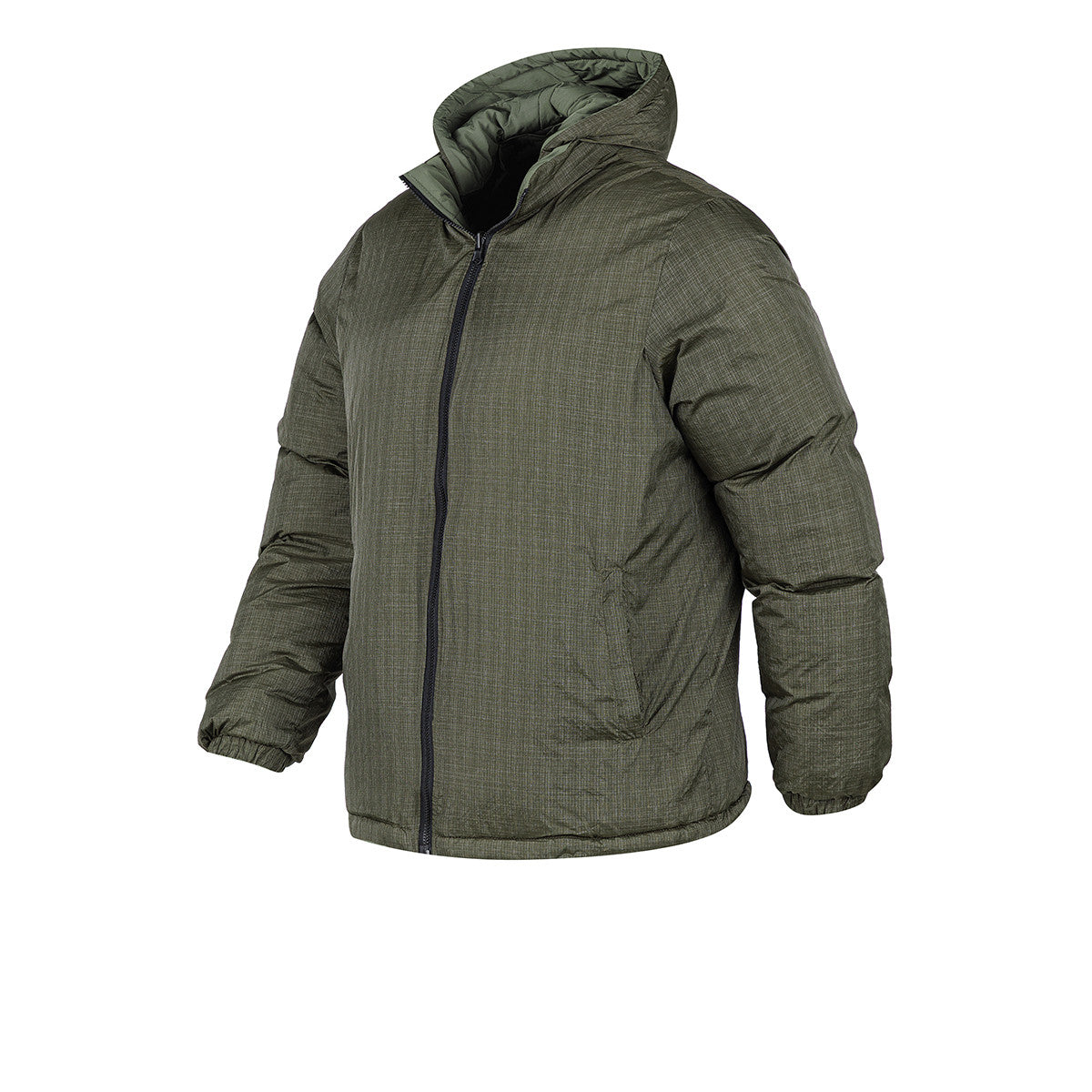 Campera De Abrigo Con Capucha Flash Reversible 2.0 Verde