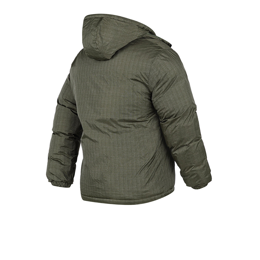 Campera De Abrigo Con Capucha Flash Reversible 2.0 Verde